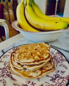 pancakes and bananas